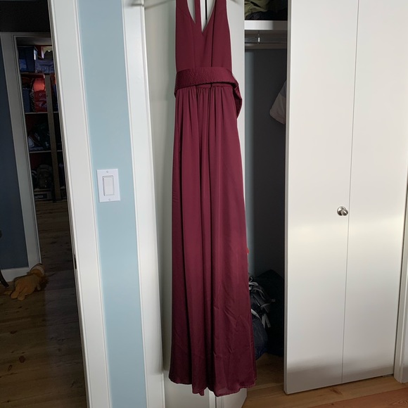 Vera Wang bridesmaid dress in Wine - Picture 3 of 5
